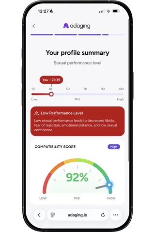 Your numbers side by side in the Adaging app