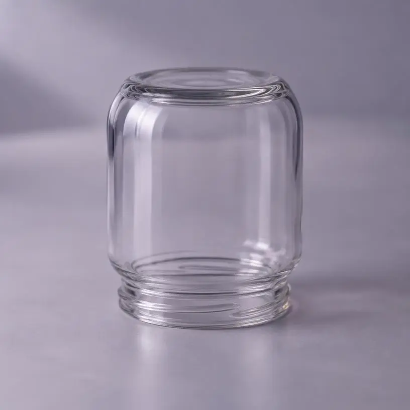 An empty glass jar