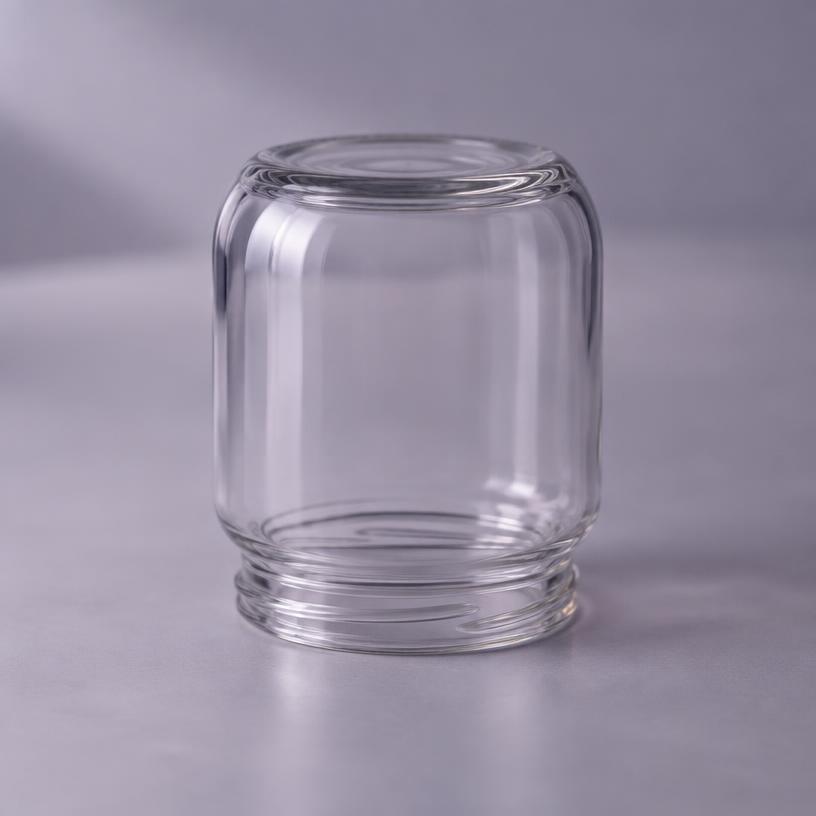 An empty glass jar